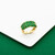 9K Zambian Emerald Gold Ring (Adela Gold)
