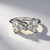 Bague en argent et Zircon