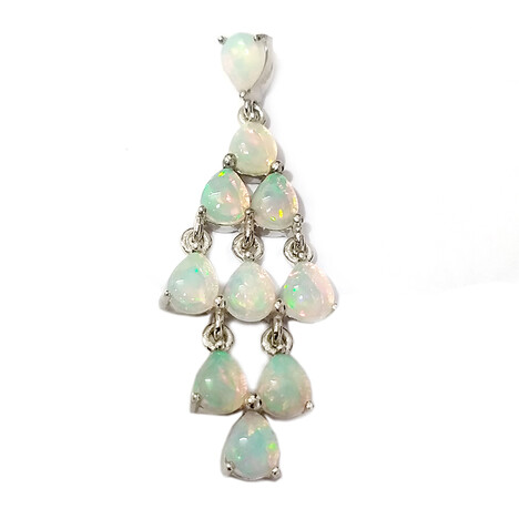 Ciondolo in argento con Opale di Welo