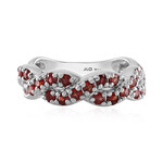 Anello in argento con Rubino Tanzania (Adela Silber)