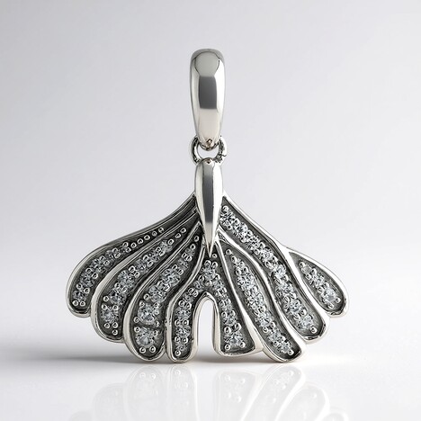 Ciondolo in argento con Zircone (Remy Rotenier)