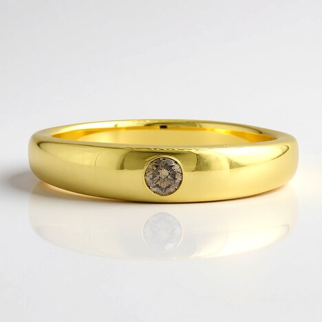 Anello in oro con Diamante Cognac d'Argyle SI1 (Mark Tremonti)
