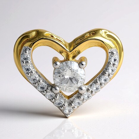 Ciondolo in oro con Diamante SI1 (G) (Annette)