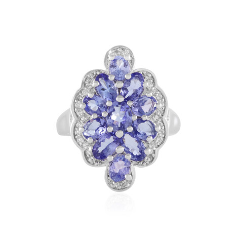 Bague en argent et Tanzanite