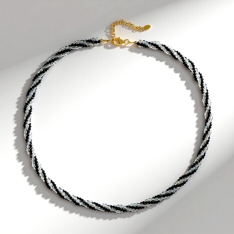 Collana in argento con Spinello Nero