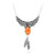 Collar en plata con Ostra espinosa naranja (Jones Lee)