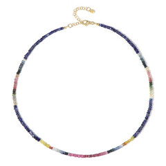 Collier en argent et Saphir