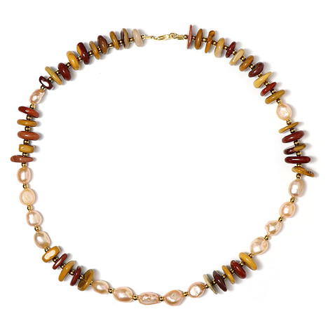 Edelstein-Silberhalskette