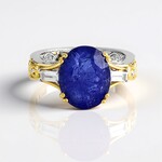 Anello in argento con Tanzanite (Gems en Vogue)