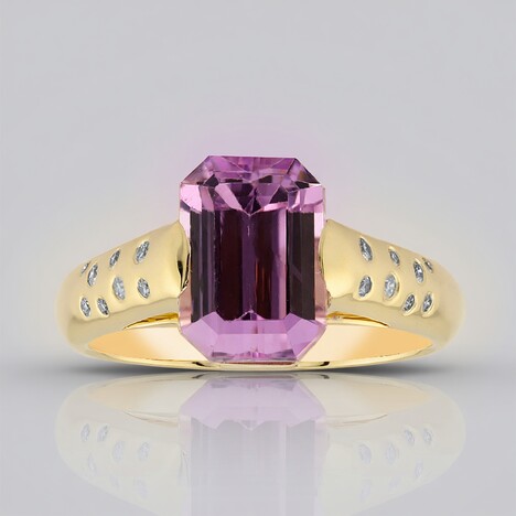Anello in oro con Kunzite Patroke (de Melo)