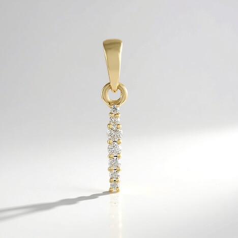 Ciondolo in oro con Diamante IF (G) (de Melo Gold)
