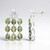 Boucles d'oreilles en argent et Alexandrite œil-de-chat