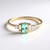 Bague en or et Tourmaline Paraïba (AMAYANI)