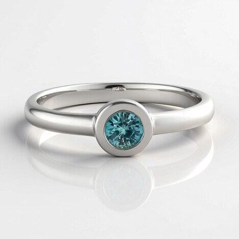 Anello in argento con Zircone Ratanakiri