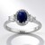 Anello in oro con Zaffiro Ceylon Blu (CIRARI)
