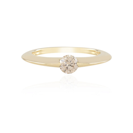 Gouden ring met een I2 Champagne Diamant (de Melo Gold)