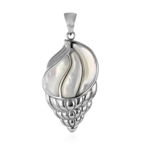 Zilveren hanger met een parelmoer (Art of Nature)