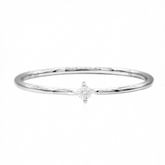 9K SI1 (G) Diamond Gold Ring