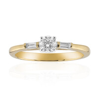Bague en or et Diamant IF (D)