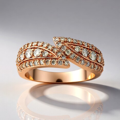 Bague en or et Diamant rose de France SI1 d'Argyle  (Annette)