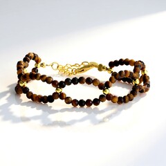 Bracciale in argento con Occhio di Tigre (Riya)