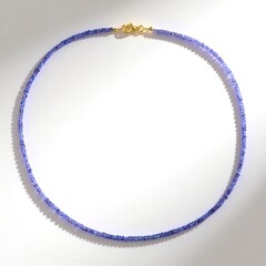 Collana in argento con Tanzanite