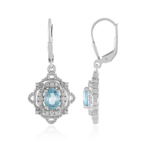 Orecchini in argento con Zircone Ratanakiri