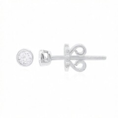 Pendientes en oro con Diamante SI1 (G) (Annette)
