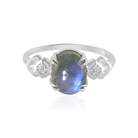 Anello in argento con Labradorite