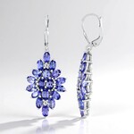 Orecchini in argento con Tanzanite