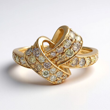 Anello in oro con Diamante Fancy SI2 (CIRARI)