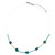 Collier et Apatite bleue