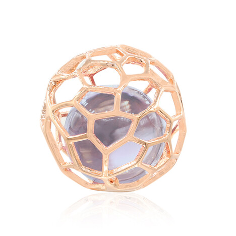 Ciondolo in argento con Ametista Rose de France (MONOSONO COLLECTION)