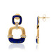 Boucles d'oreilles en or et Lapis-Lazuli (CIRARI)