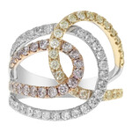 18K I1 Pink Diamond Gold Ring (CIRARI)