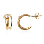 Freshwater pearl Silver Earrings (Joias do Paraíso)