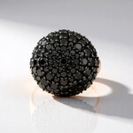 Bague en or et Diamant noir (KM by Juwelo)