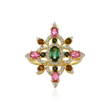 Anello in argento con Tormalina