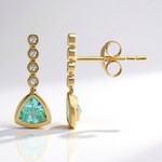 14K Brazilian Paraiba Tourmaline Gold Earrings (AMAYANI)