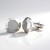 Gemelli in argento con Diamante SI1 (G) (Annette)
