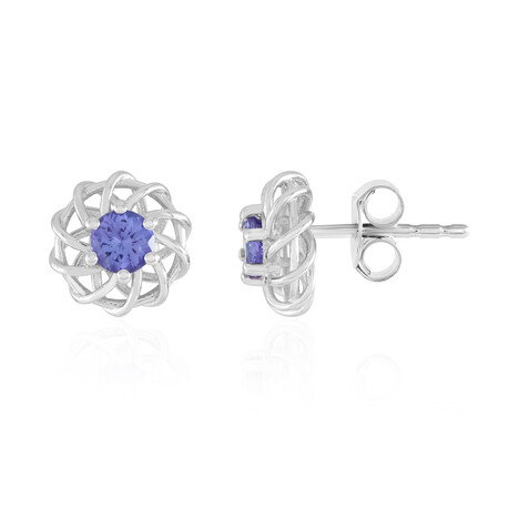 Pendientes en plata con Tanzanita (Ornaments by de Melo)