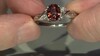 Anillo en plata con Zircón rosado