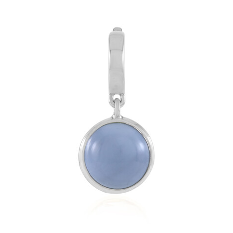 Blauer Opal-Silberanhänger