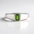 Anello in argento con Diopside Russo