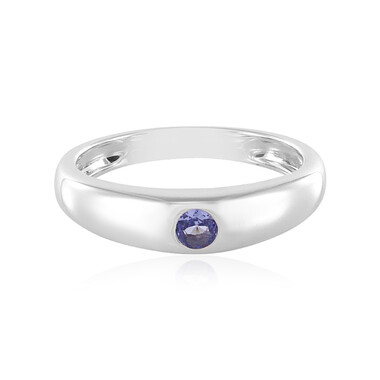 Anillo en plata con Tanzanita