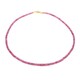 Collier en or et Tourmaline rose