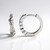 Orecchini in argento con Diamante Cioccolato I2