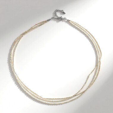 Collier en argent et Topaze blanche