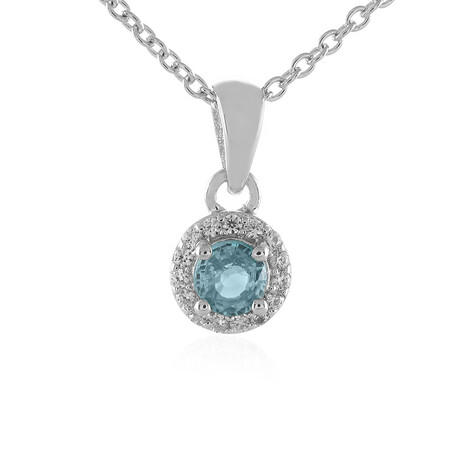 Ratanakiri-Zirkon-Silberhalskette