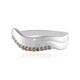 I2 Champagner-Diamant-Silberring (de Melo)